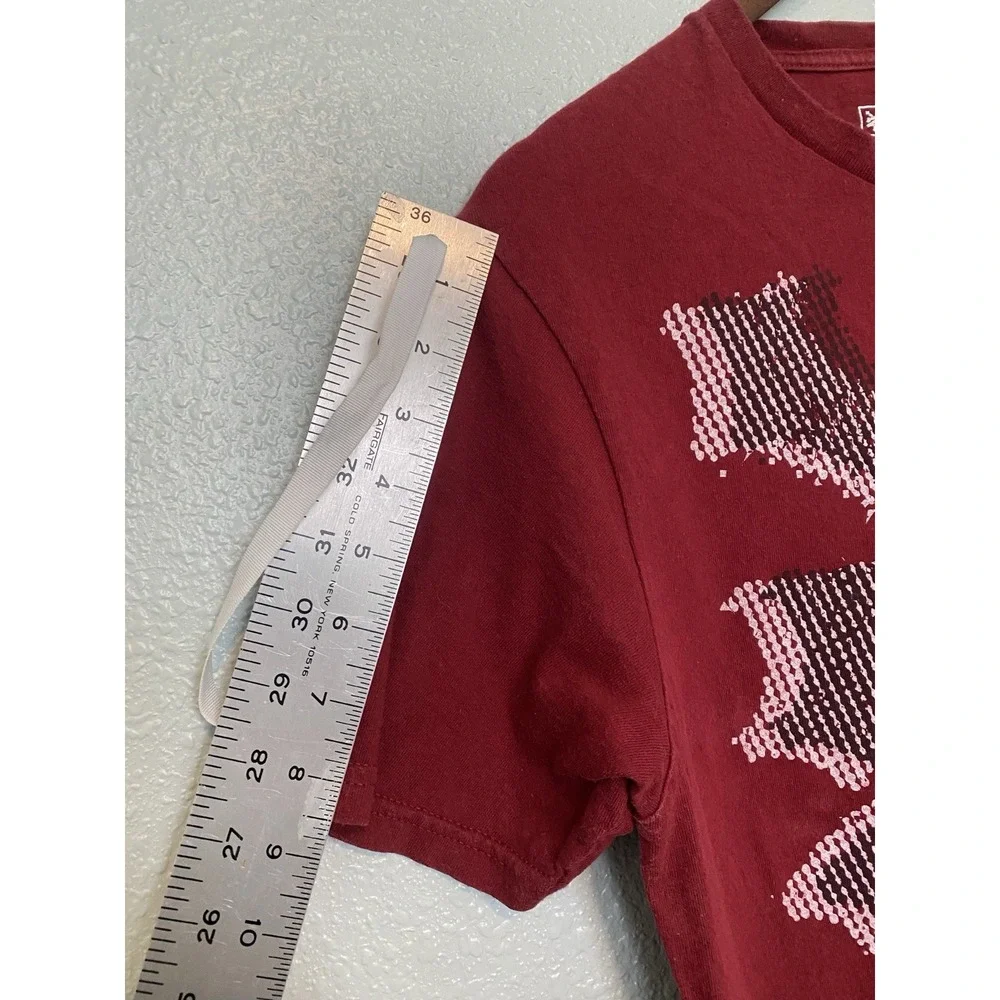 Zoo York Medium Burgundy Mens T-shirt Streetwear New York‎ Y2K